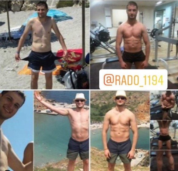Before and After result of Rado journey